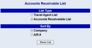 accounts receivable list accounts receivable list